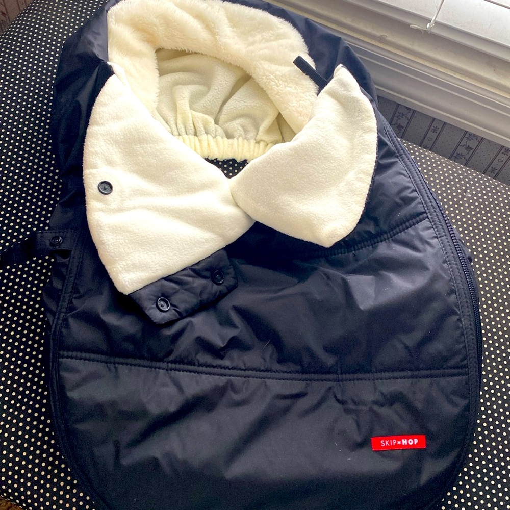 Infant car seat carrier cover